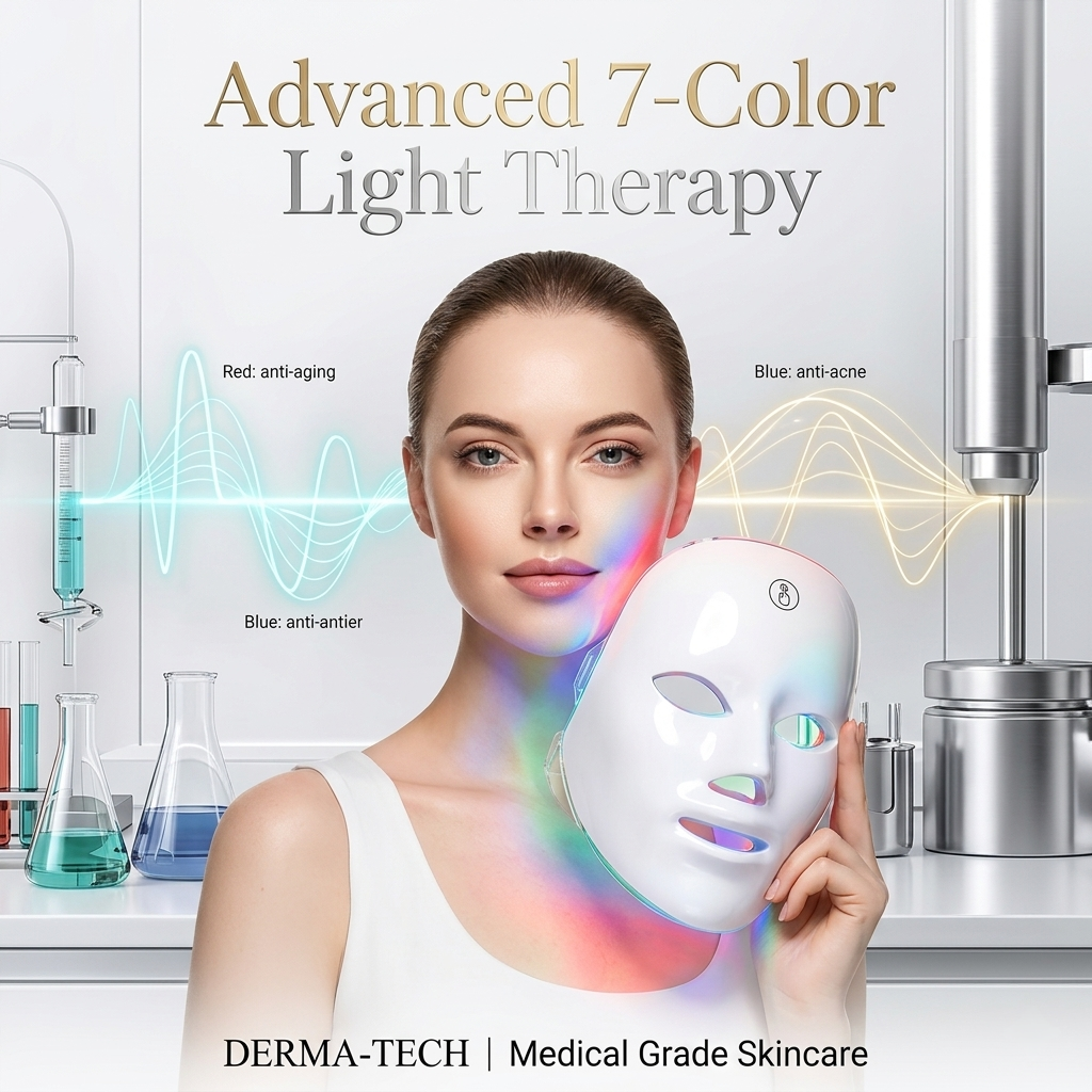 GlowMask Pro — 7-Color LED Light Therapy Face Mask