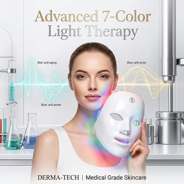 GlowMask Pro — 7-Color LED Light Therapy Face Mask